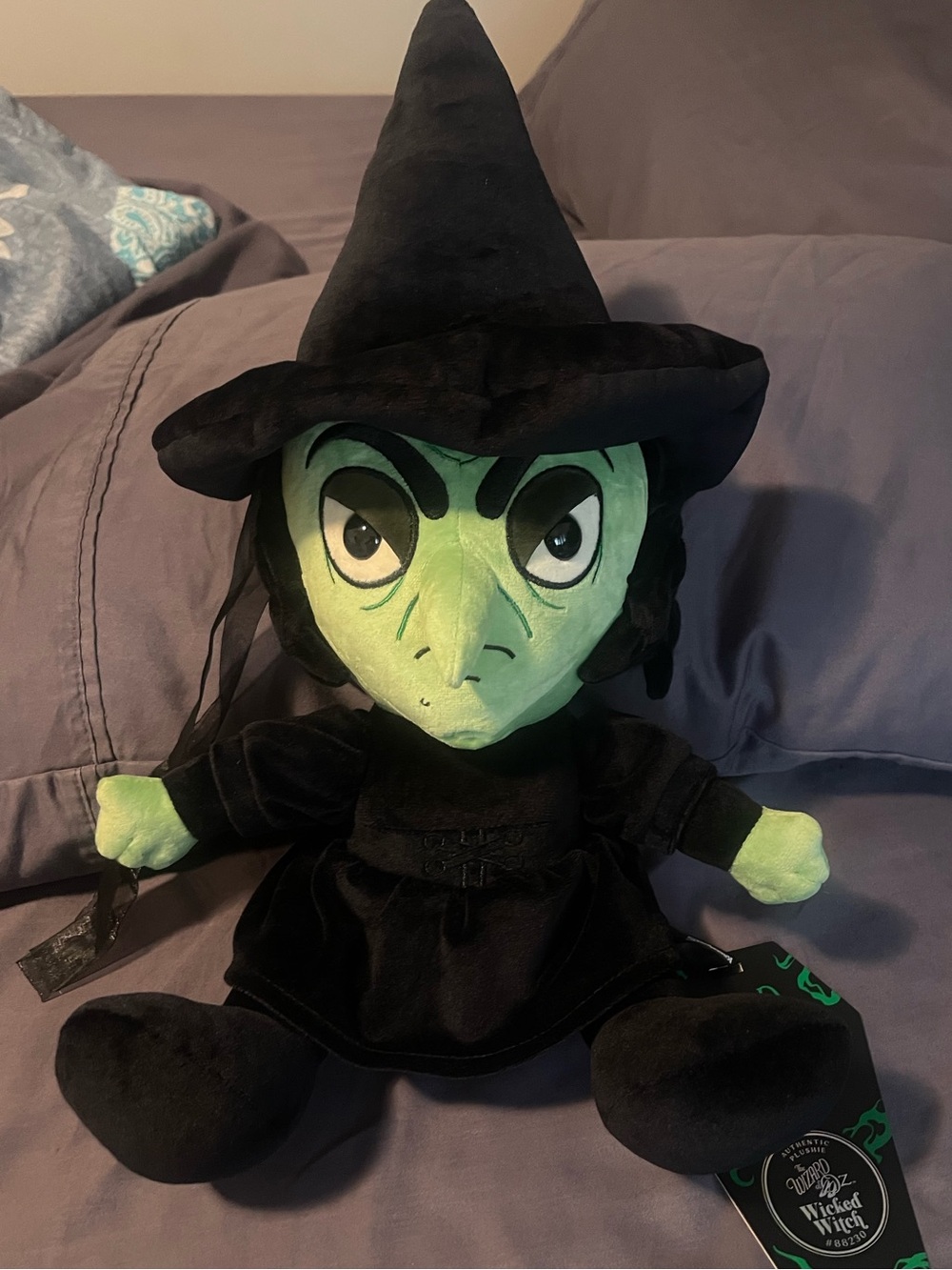 Wicked Witch Plush Doll - Black & Green Plush